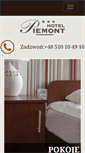 Mobile Screenshot of hotelpiemont.pl