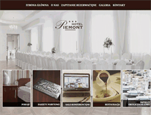 Tablet Screenshot of hotelpiemont.pl