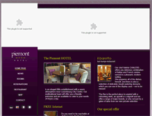 Tablet Screenshot of hotelpiemont.com